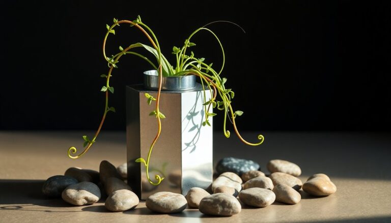 blending organic and geometric shapes