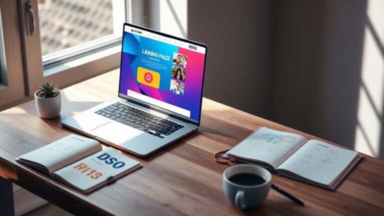 engaging landing page design