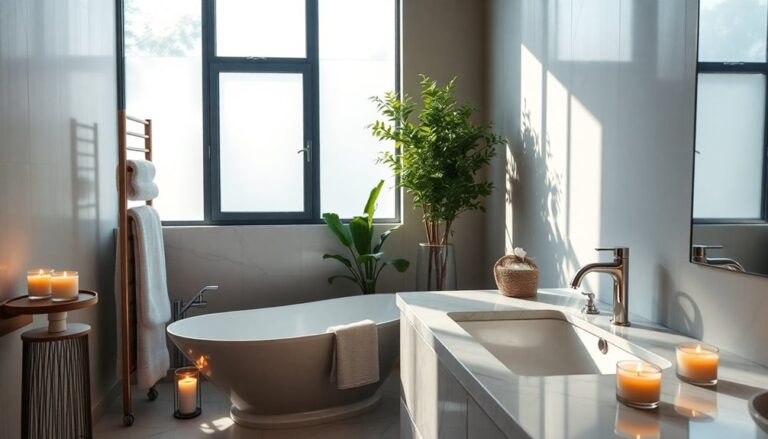 spa inspired bathroom design