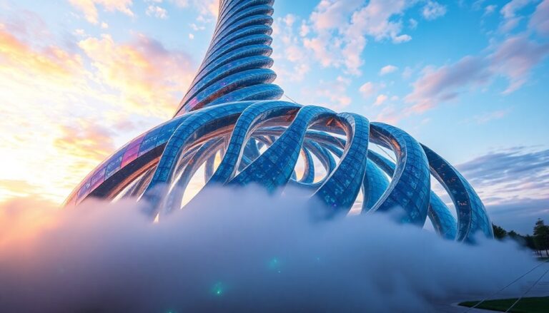 surreal structures defying perception